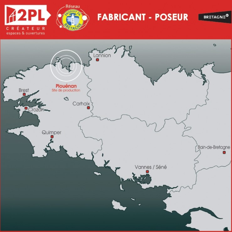 Carte agences 2PL