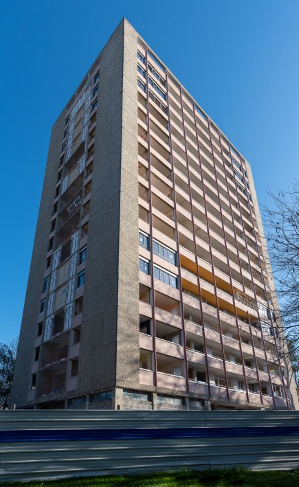 Fenêtres alu sur immeuble rennes