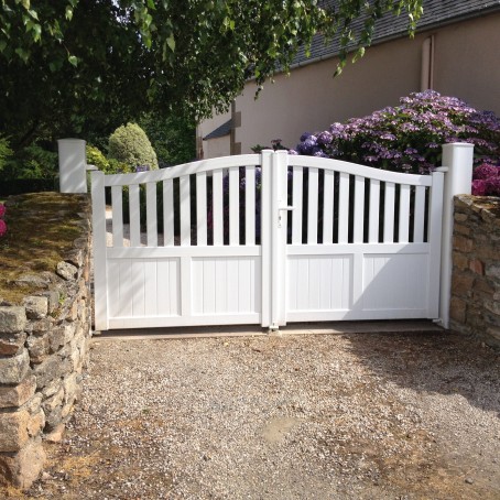 Portail pvc blanc Portail pvc blanc