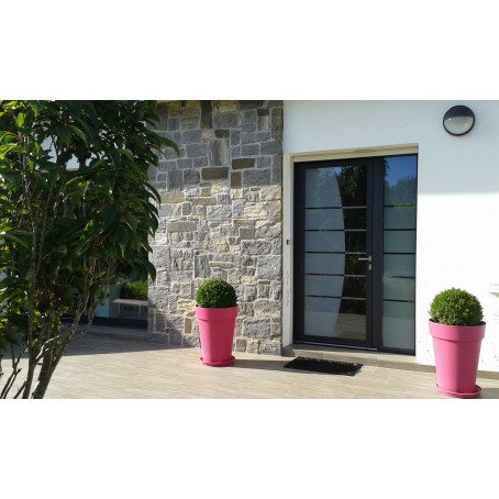 Porte Dentrée Aluminium Sur Mesure Vitrée Ou Pleine